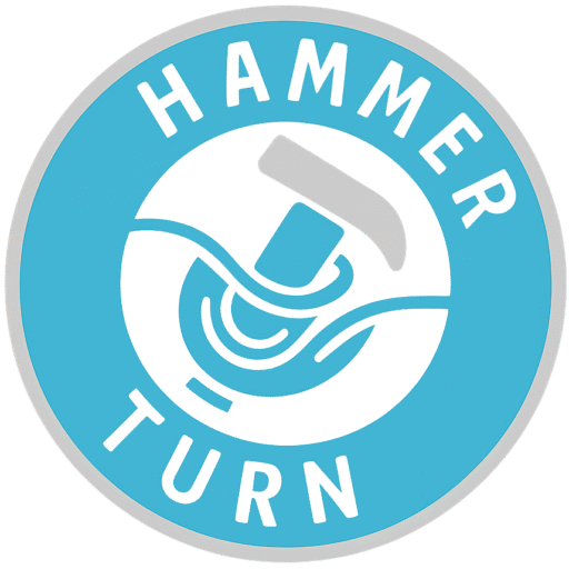 Cropped Hammer Turn Logo Transparent Outside